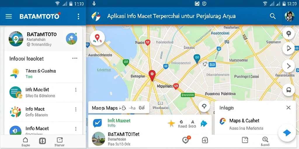 Tampilan antarmuka BATAMTOTO menampilkan informasi lalu lintas secara jelas.