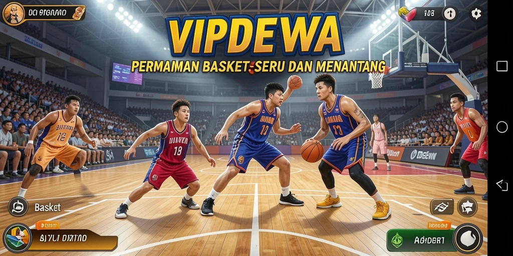 Antarmuka permainan VIPDEWA yang menarik dan interaktif.